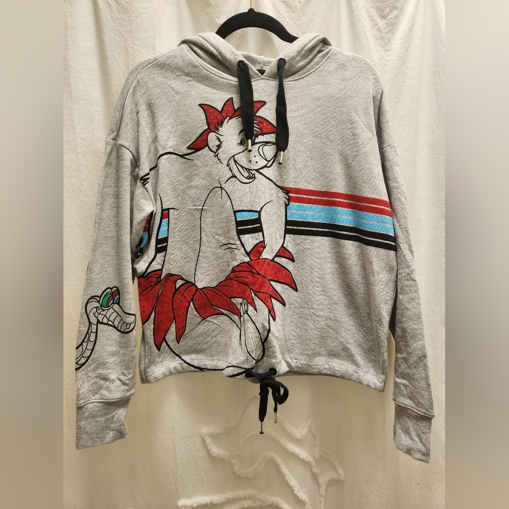 Disney's Jungle Book   Cropped Sweatshirt SZ Large